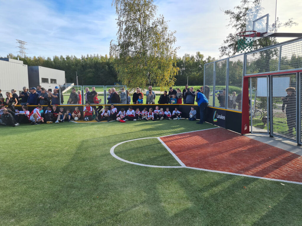 Officiële inhuldiging van de zesde Jan Vertonghen Foundation Playground te Lanaken